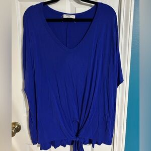Zenana Royal blue top